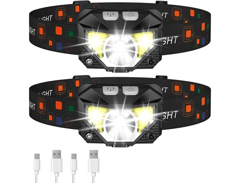 Budget Travel Accessories You Can Find on Amazon-Lhknl Rechargeable Headlamp