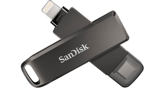 Budget Travel Accessories You Can Find on Amazon-SanDisk iXpand Flash Drive Luxe