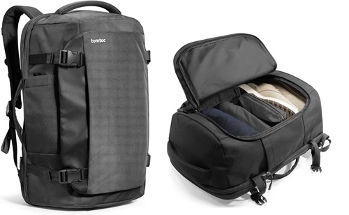 Budget Travel Accessories You Can Find on Amazon-Tomtoc Travel Backpack 40L